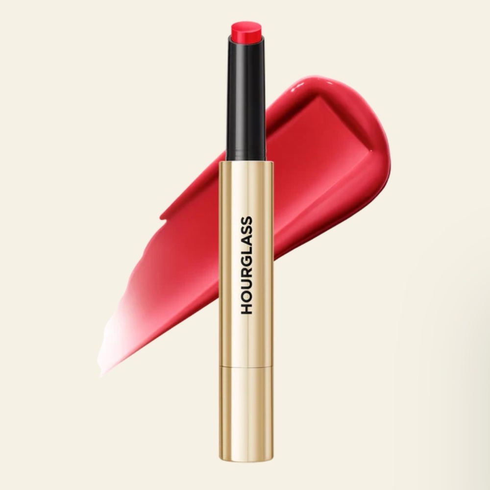 NIB Hourglass Phantom Volumizing Glossy Balm - Thrill 165 - Bright Red 💋